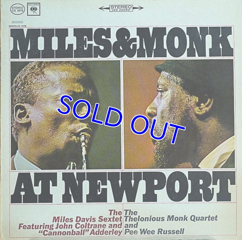 画像1: マイルス・デイヴィス（tp）/MILES AND MONK AT NEWPORT (1)