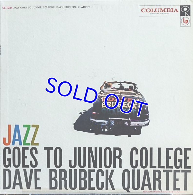 画像1: デイヴ・ブルーベック・カルテット/JAZZ GOES TO JUNIOR COLLEGE (1)