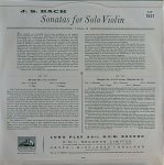 画像5: ユーディ・メニューイン(Vn）/バッハ：無伴奏ヴァイオリンのためのソナタとパルティータ (5)