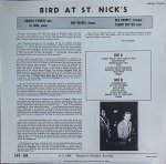 画像2: チャーリー・パーカー（as）/BIRD AT ST. NICK'S (2)